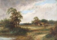 Lot 194 - R. Percy, Gomshall, Surrey, oil