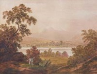 Lot 264 - A.C. Holden, Langdale Pikes and Rydalwater, watercolour