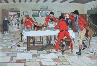 Lot 272 - After Cecil Aldin, The Breakfast at the Three Pigeons; Revoked; The Hunt Supper and Mated, chromolithographs (4)