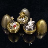 Lot 287 - Three Stuart Devlin eggs