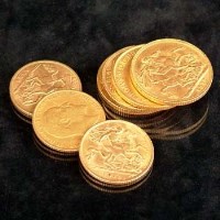 Lot 308 - Group of four sovereigns and four half