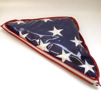 Lot 466 - USA flag and commemorative dress ring