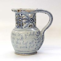 Lot 538 - Delft puzzle jug.