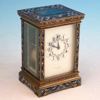 Lot 621 - Carriage clock.