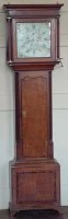 Lot 627 - Oak Longcase clock (Kitchen, Nantwich) complete