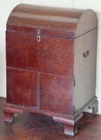 Lot 637 - George III mahogany cellaret.