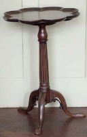 Lot 641 - 18th century style mahogany tripod table