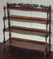 Lot 671 - Victorian what not