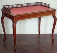Lot 673 - 19th century French writing desk.