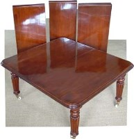 Lot 693 - Victorian mahogany extending dining table with