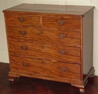 Lot 698 - Mahogany cross banded chest of drawers