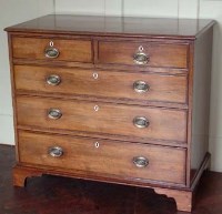 Lot 699 - Mahogany chest of drawers