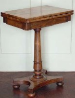 Lot 704 - Rosewood games table
