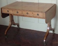 Lot 709 - Mahogany sofa table