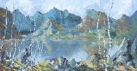 Lot 11 - Charles Wyatt Warren, Snowdon from Fachwen, oil