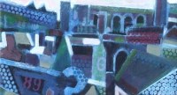 Lot 14 - Peter Stanaway, View over Lees, oil