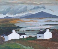 Lot 49 - Mary Osborne, Irish view, oil
