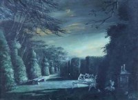 Lot 64 - Felix Kelly, Act III, The Last Joke, Phoenix Theatre, 1960, oil