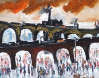 Lot 69 - William Turner, Off to the Match, oil