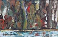 Lot 70 - William Turner, Hunter's Pool, Alderley Edge, oil