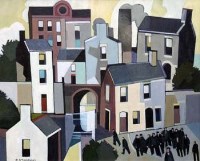 Lot 72 - Peter Stanaway, Public Meeting, Miles Platting, oil