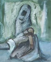 Lot 81 - T.Was, The Good Samaritan, mixed media