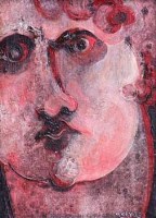 Lot 84 - Geoffrey Key, Head, oil
