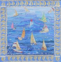 Lot 182 - Kate McKennan, 20th century, Sea Fever, watercolour