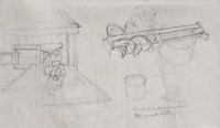 Lot 196 - C. F. Tunnicliffe, Pullet rearing sketches, pencil (4)
