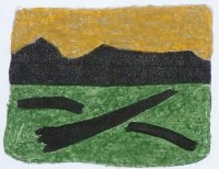 Lot 203 - Nancy Wynne Jones, Landscape, Christmas Card, mixed media
