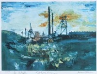 Lot 223 - After J.L. Isherwood, The Lancashire Mine, signed print