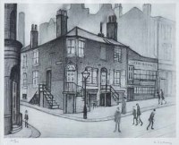 Lot 242 - After L.S.Lowry, Great Ancoats Street, signed prints