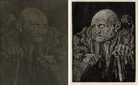 Lot 265 - C.F. Tunnicliffe, Granfer Jearge with his mice, woodblock