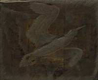 Lot 267 - C.F. Tunnicliffe, gannet, woodblock