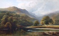 Lot 279 - George Turner, The Mawddach, Near Dolgelly, oil
