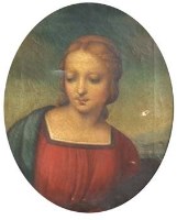 Lot 288 - Italian School, 19th century, madonna, oil