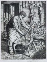 Lot 359 - Stanley Anderson, The Chair Maker, etching