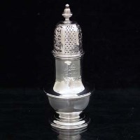 Lot 375 - Early Georgian silver caster