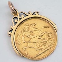 Lot 400 - £2 coin, mounted (1823)