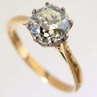 Lot 478 - 18ct single stone diamond ring