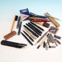 Lot 554 - Collection of seven fountain pens and other writing items