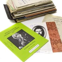 Lot 575 - Group of concert programs including a signed