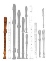Lot 591 - JMD tulipwood recorder in case (alto)
