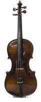 Lot 641 - Strainer copy violin in case