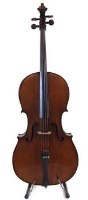 Lot 645 - Cello in case.