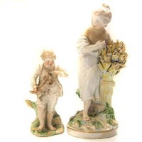 Lot 690 - Two Derby figures