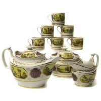 Lot 730 - Coalport teaservice