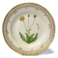 Lot 737 - Royal Copenhagen floral Dancia plate