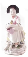Lot 134 - Bow porcelain figure circa 1762