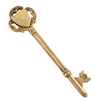 Lot 27 - Two silver gilt presentation keys in cases dated 1937 and 1938